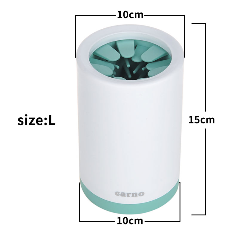 Portable Dog Paw Cleaner Cup | Muddy Paw Washer with Silicone Bristles