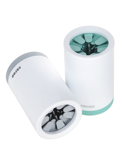 Portable Dog Paw Cleaner Cup | Muddy Paw Washer with Silicone Bristles