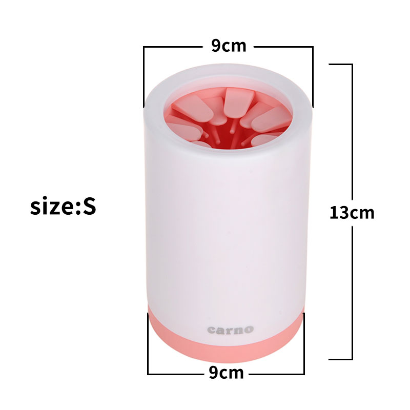 Portable Dog Paw Cleaner Cup | Muddy Paw Washer with Silicone Bristles