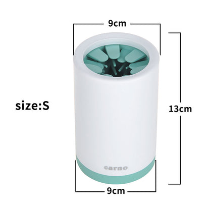 Portable Dog Paw Cleaner Cup | Muddy Paw Washer with Silicone Bristles