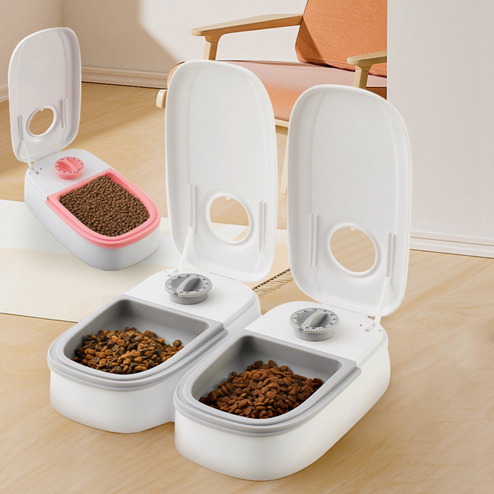 Automatic Pet Feeder | Gravity Food & Water Dispenser for Cats & Dogs