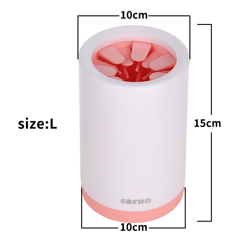 Portable Dog Paw Cleaner Cup | Muddy Paw Washer with Silicone Bristles
