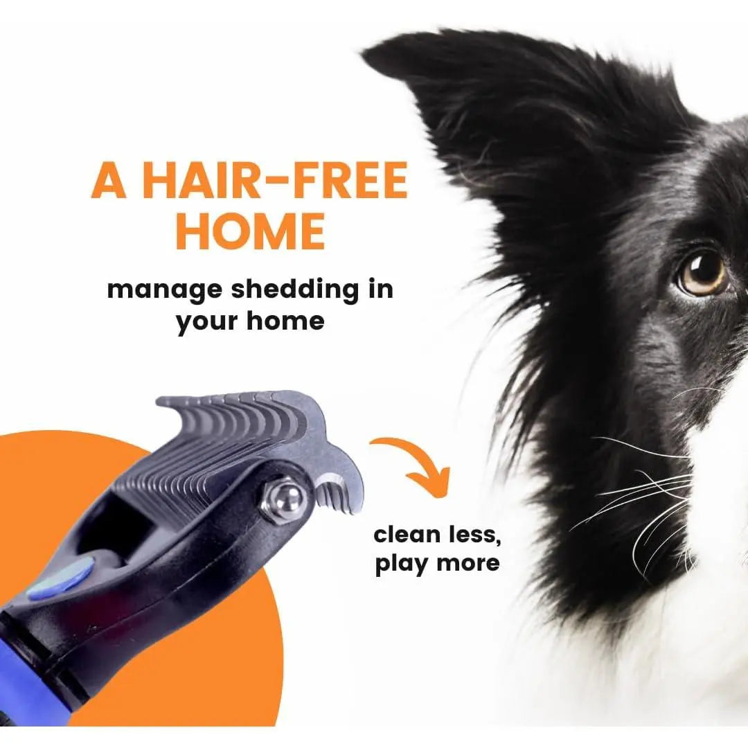 Stainless Steel Double-Sided Pet Detangling Comb - Professional Grooming Tool for Dogs and Cats, Designed for Effective Shedding and Fur Removal