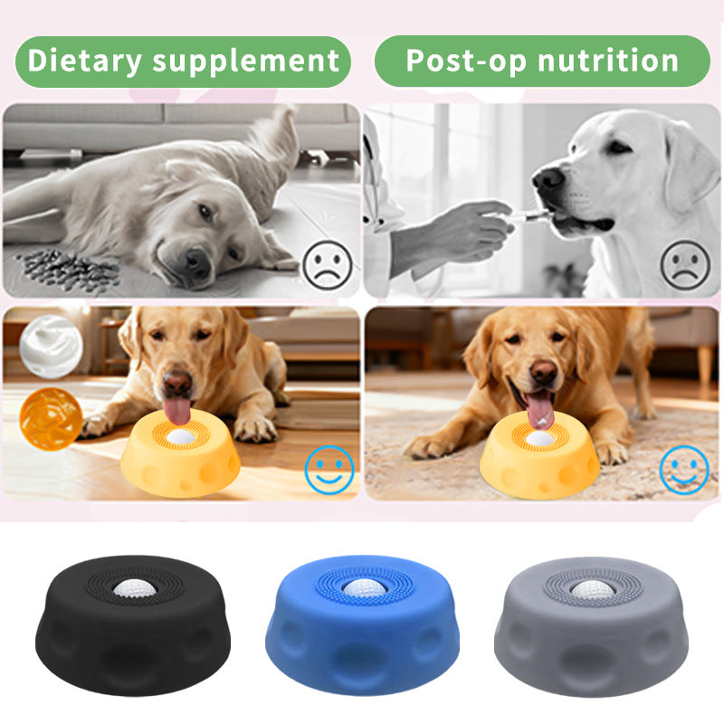 Dog Lick Mat | Slow Feeder Licking Bowl for Dogs | Non-Slip