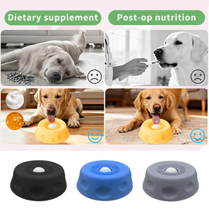 Dog Lick Mat | Slow Feeder Licking Bowl for Dogs | Non-Slip