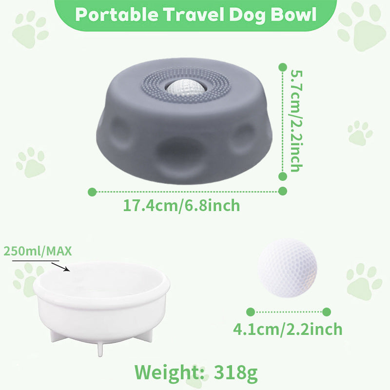 Dog Lick Mat | Slow Feeder Licking Bowl for Dogs | Non-Slip