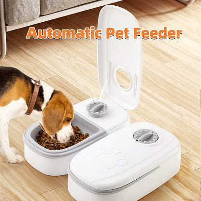 Automatic Pet Feeder | Gravity Food & Water Dispenser for Cats & Dogs